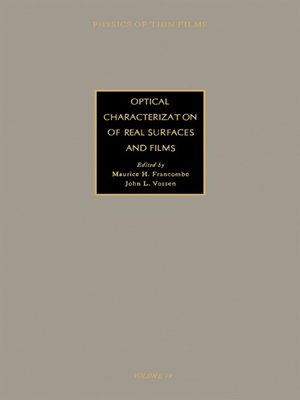 cover image of Optical Characterization of Real Surfaces and Films